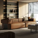 Royal Touch Oak wood 5 Seater Sofa - Image 6