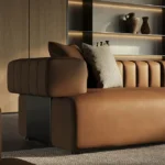 Royal Touch Oak wood 5 Seater Sofa - Image 5