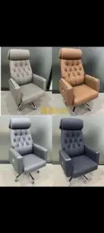 Crosby Executive Ergonomic Chair | Genuine Leather | Swivel Boss Chair - Image 10