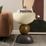 Aspire Modern Design Glass and Gold End Table - Image 2