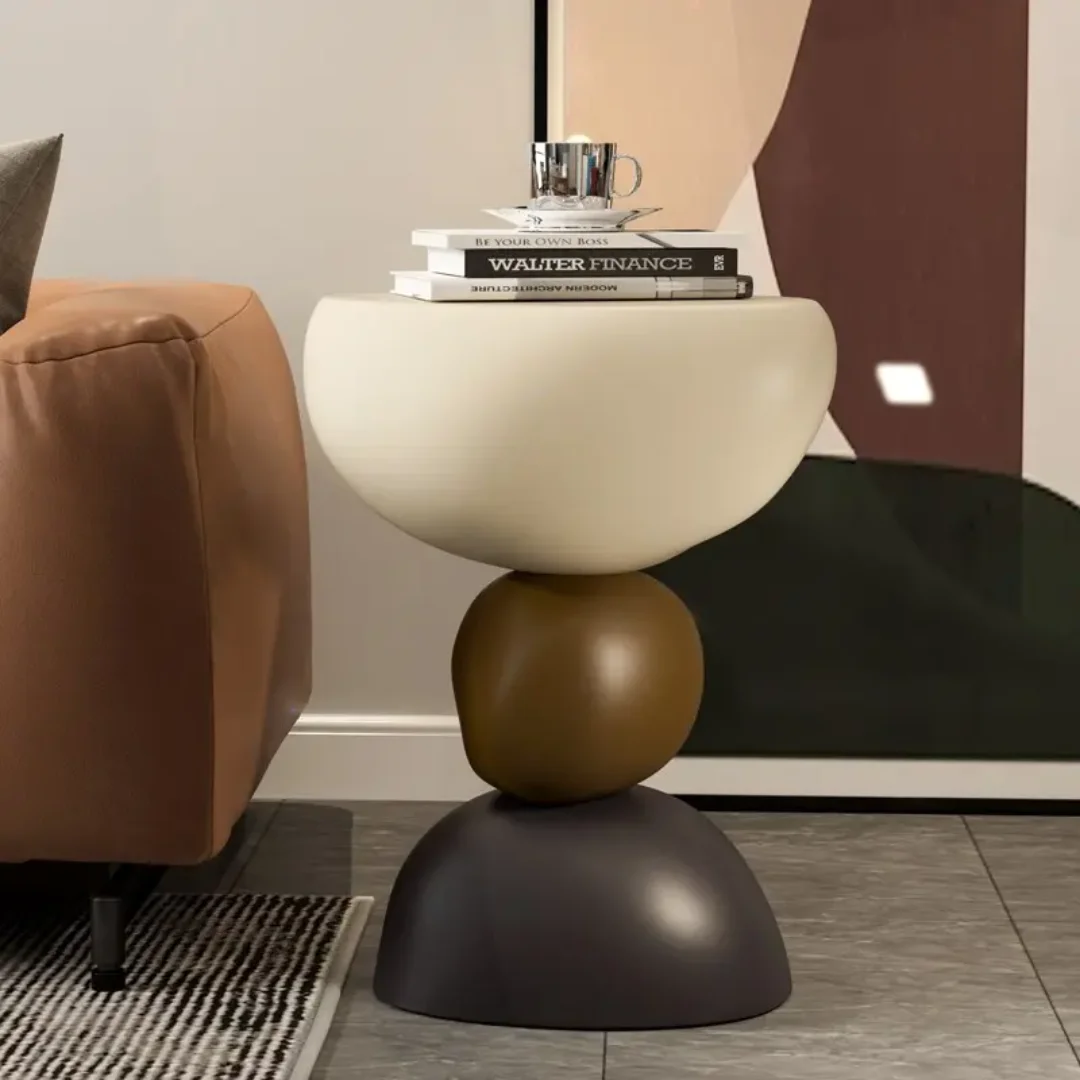 Aspire Modern Design Glass and Gold End Table - Image 7