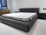 Eternia Contemporary Leatherette Upholstered Bed - Image 10