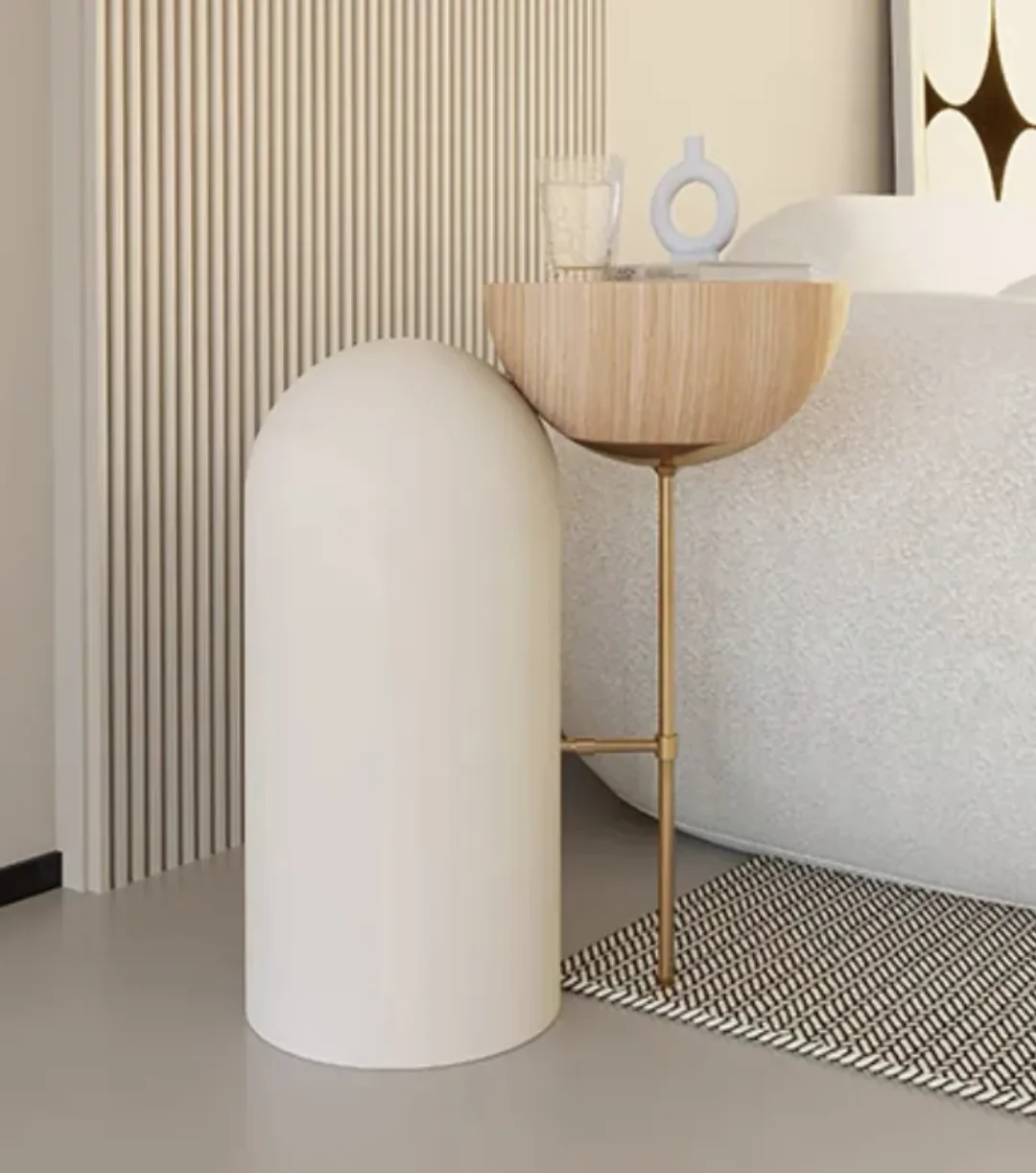 Sleek Minimalist Stainless Steel End Table – Versatile and Durable (pair) - Image 3