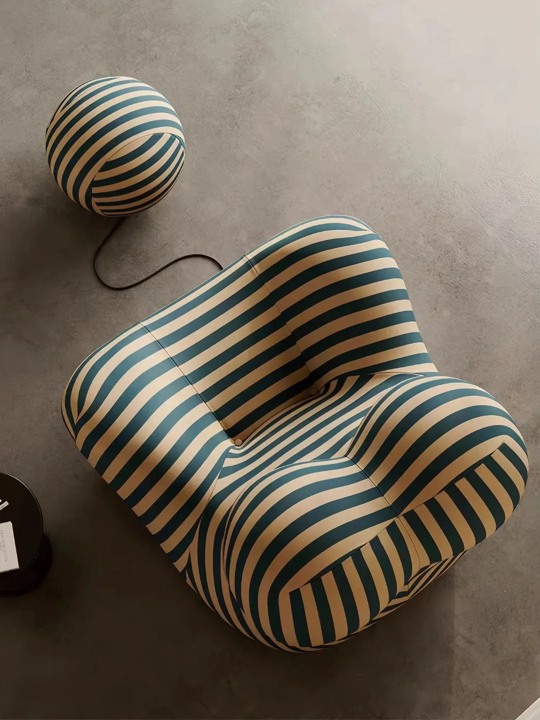 Gaetano Italian design up living room PU foam lazy comfortable Lounge Chair with ottoman ball hug | B&B Italia - Image 3