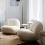 Blanchard Grey Boucle Lounge Chair - Image 2