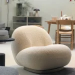 Blanchard Grey Boucle Lounge Chair - Image 7