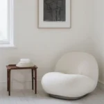 Blanchard Grey Boucle Lounge Chair - Image 6