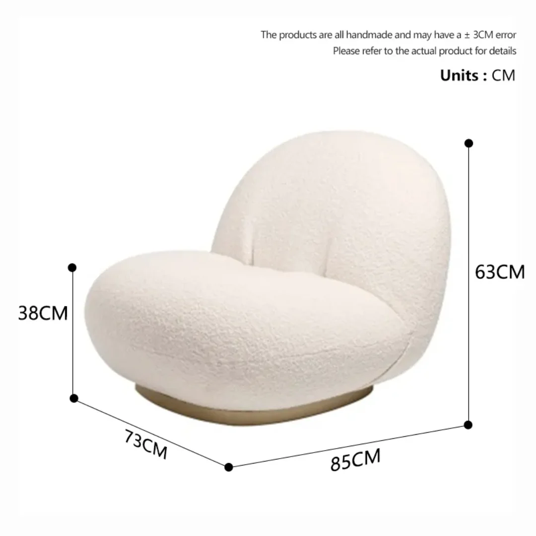 Blanchard Grey Boucle Lounge Chair - Image 3