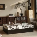 Yume Premium Rectangular Coffee Table | Marble Top | Villa Luxury