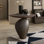Sydney Side Table End table wooden base with wooden Top (pair) - Image 3