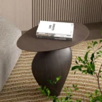 Sydney Side Table End table wooden base with wooden Top (pair) - Image 5