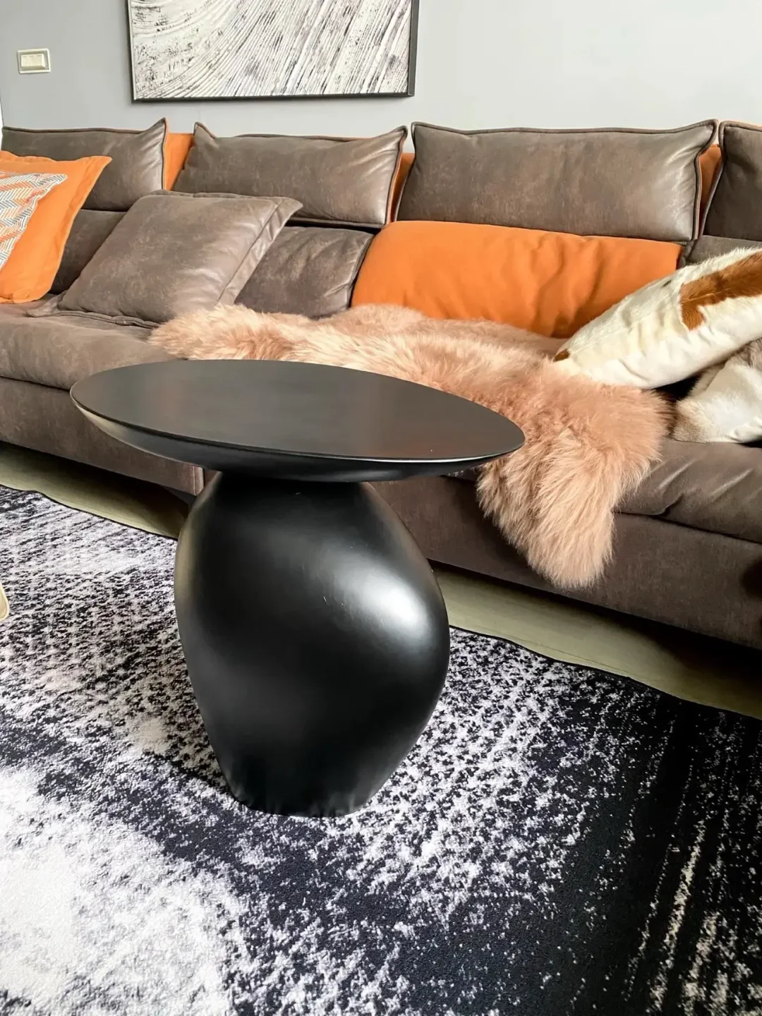 Sydney Side Table End table wooden base with wooden Top (pair) - Image 6