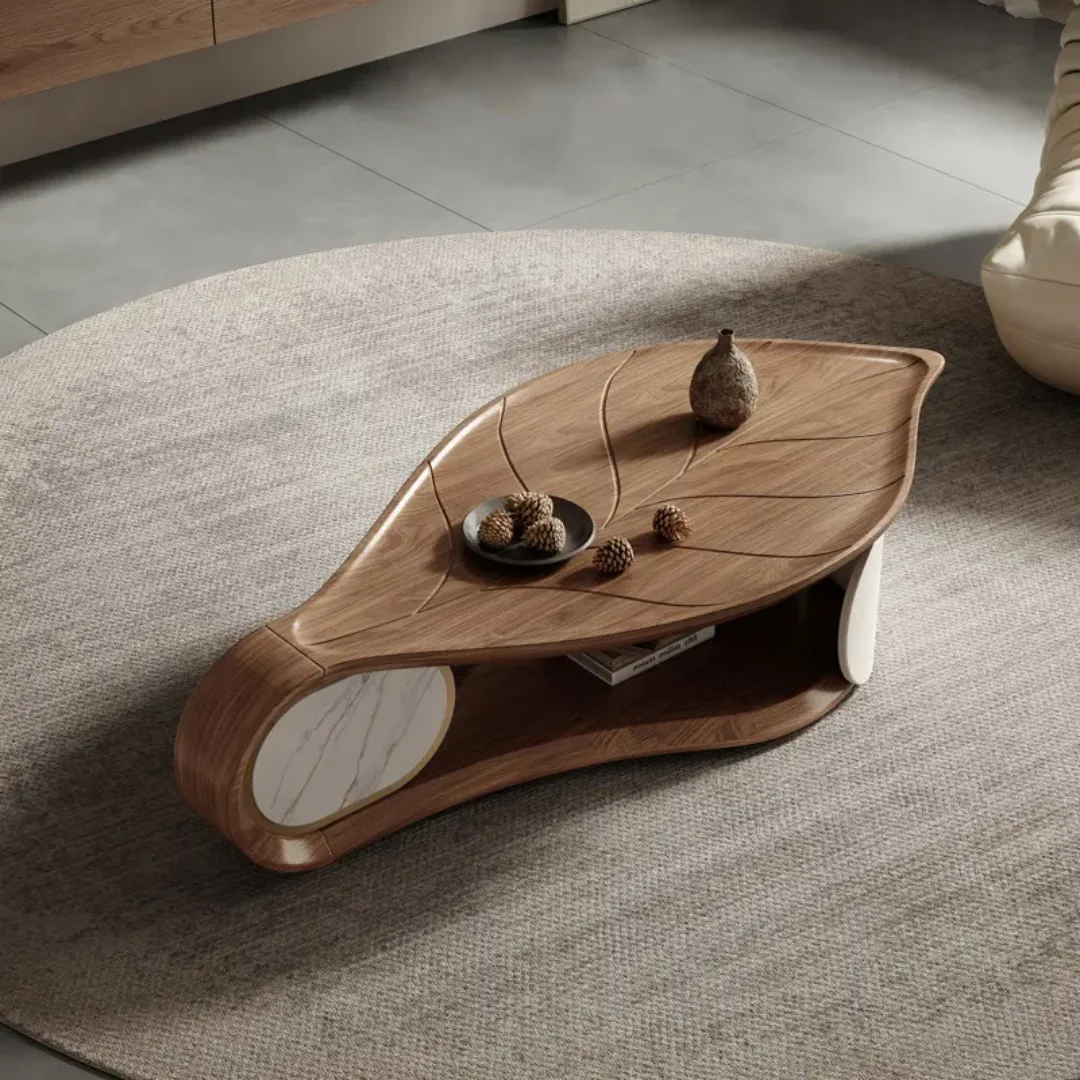 2025/05/1000154558.png Michigan Leaf Coffee Table with Wooden table top - Image 1