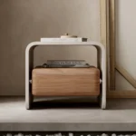 Crosby® Jupiter Premium Italian Minimalist Nightstand – Black | Elegant Storage Solution for Modern Homes - Image 3