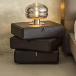 Excelsior Sheesham Wood Contemporary Bed Side Table Pair - Stylish & Functional