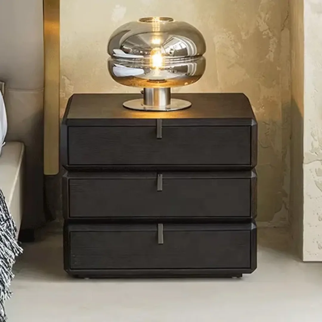 Excelsior Sheesham Wood Contemporary Bed Side Table Pair - Stylish & Functional - Image 3