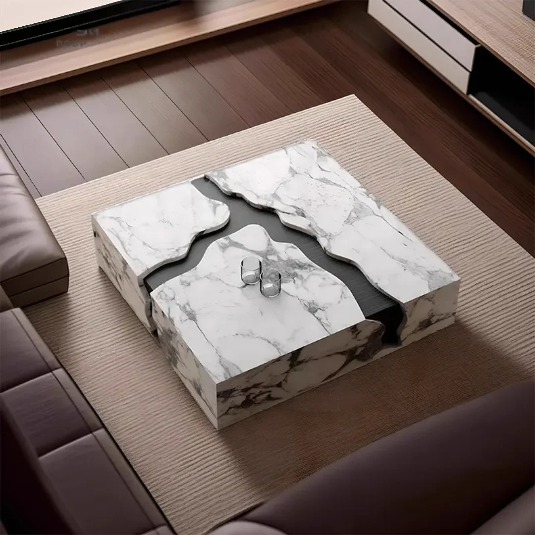 2025/05/1000154892.png Jimmy Nordic Luxe Coffee Table Marble Slate wooden-black - Image 1