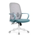 High Back Office Chair Executive Chair in Blue Color - Image 3