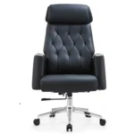 Crosby Executive Ergonomic Chair | Genuine Leather | Swivel Boss Chair - Image 3