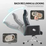 Crosby Executive Ergonomic Chair | Genuine Leather | Swivel Boss Chair - Image 8