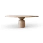 Shenzen Luxe Circular Dining Table Set – Modern Elegance for Elevated Living - Image 4