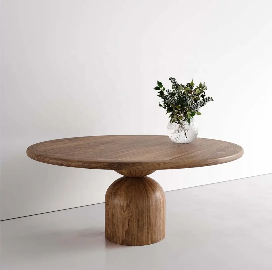 Shenzen Luxe Circular Dining Table Set – Modern Elegance for Elevated Living - Image 2