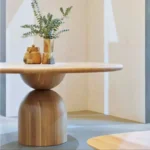 Shenzen Luxe Circular Dining Table Set – Modern Elegance for Elevated Living - Image 7