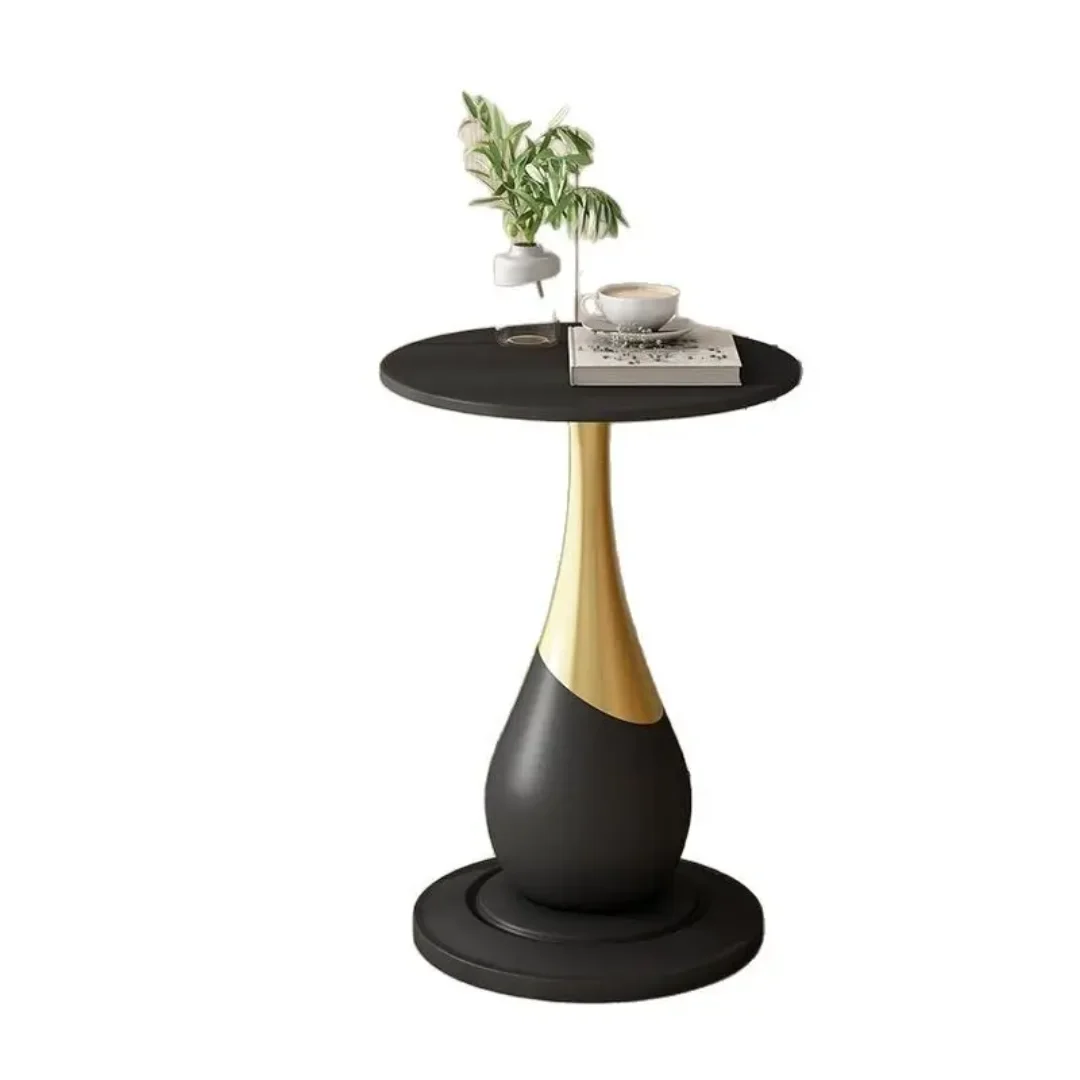 Luxurious Stainless Steel Marble End Table: A Blend of Elegance and Durability - Image 4