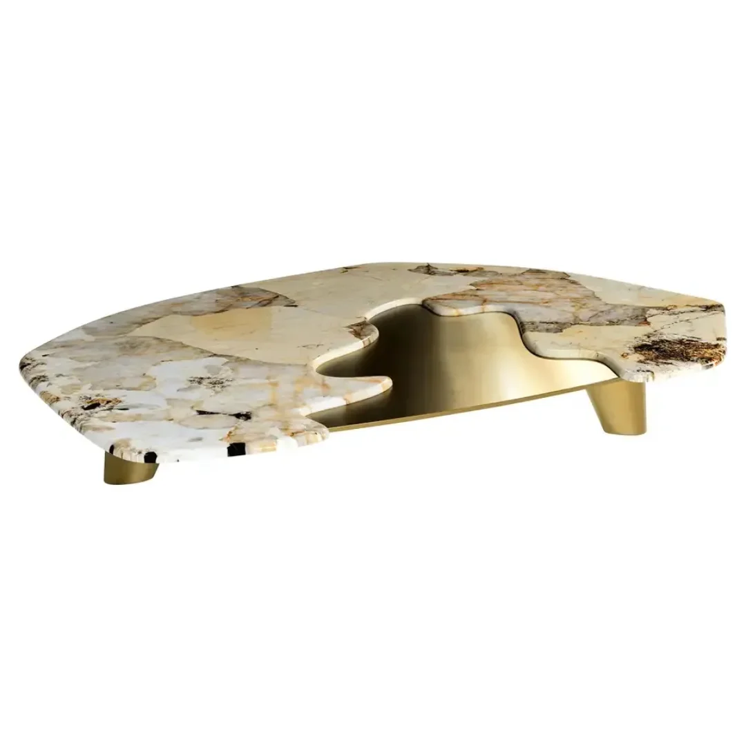 2025/05/1000155893.png Serenity Modern Minimalist Coffee Table - Contemporary Metal Design - Image 1