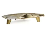 Serenity Modern Minimalist Coffee Table - Contemporary Metal Design - Image 4