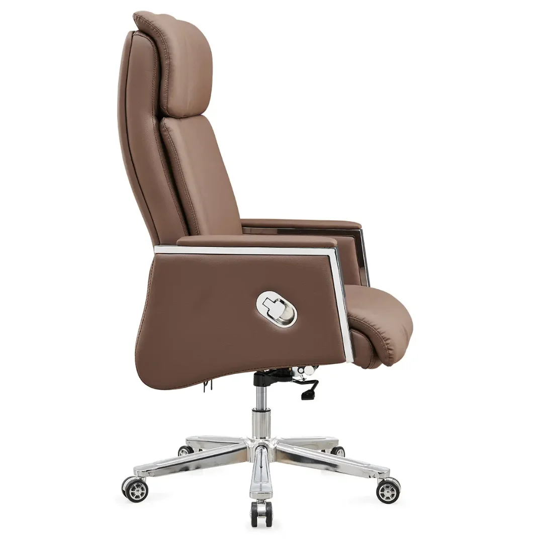 Mike Signature Ergonomic Executive Chair – High back Beige - Image 4