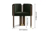 Crosby Casa Mid-Century Modern Luxury with Casa: A Sculptural, Comfort-Infused Chair in Golden & Green - Image 8