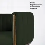 Crosby Casa Mid-Century Modern Luxury with Casa: A Sculptural, Comfort-Infused Chair in Golden & Green - Image 7