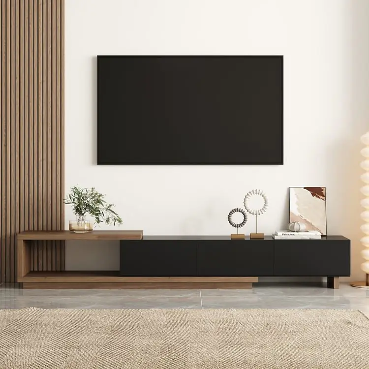 Blanchard Contemporary Marble Top TV Console - Luxurious & Multi-Functional Cabinet for Modern Homes - Image 2