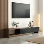 Blanchard Contemporary Marble Top TV Console - Luxurious & Multi-Functional Cabinet for Modern Homes