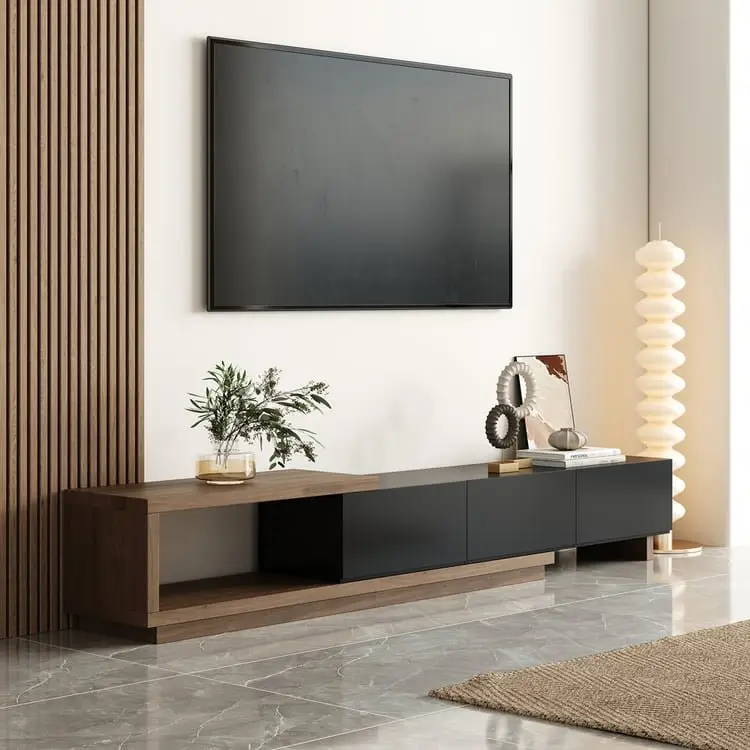 2025/05/1000158660.jpg Blanchard Contemporary Marble Top TV Console - Luxurious & Multi-Functional Cabinet for Modern Homes - Image 1