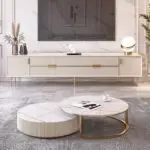 Crator Luxury Off-White Ribbed Front TV Cabinet | Best Seller - Luxurious & Multi-Functional Cabinet for Modern Homes - Image 11