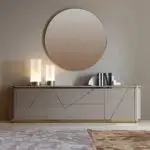 Chancellor Luxury Off-White Ribbed Front TV Cabinet | Best Seller - Luxurious & Multi-Functional Cabinet for Modern Homes - Image 13