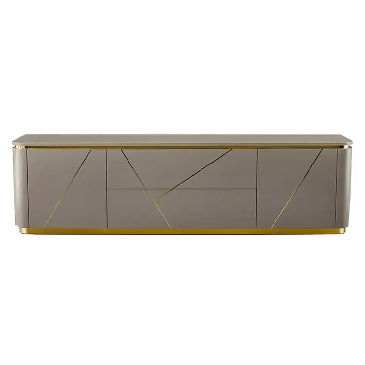 Chancellor Luxury Off-White Ribbed Front TV Cabinet | Best Seller - Luxurious & Multi-Functional Cabinet for Modern Homes - Image 14