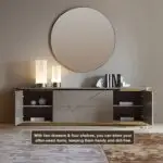 Chancellor Luxury Off-White Ribbed Front TV Cabinet | Best Seller - Luxurious & Multi-Functional Cabinet for Modern Homes - Image 6