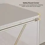 Chancellor Luxury Off-White Ribbed Front TV Cabinet | Best Seller - Luxurious & Multi-Functional Cabinet for Modern Homes - Image 5