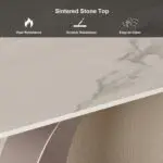 Modern Fashion Design High Quality Metal Leg White Marble Tabletop Hallway Console Table - Image 5