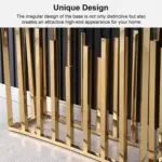 Onyx Luxe Design Marble Top Stainless Steel Console Table - Image 9