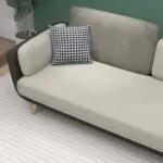 Curry Luxurious Velvet Sofa: Elegant 3-Seater Living Room - Image 5