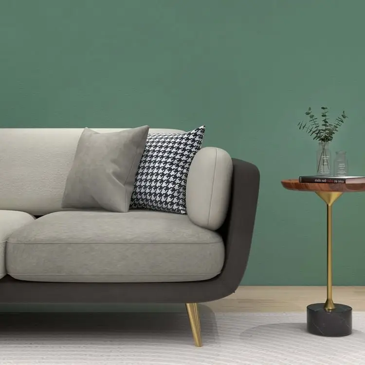 Curry Luxurious Velvet Sofa: Elegant 3-Seater Living Room - Image 4
