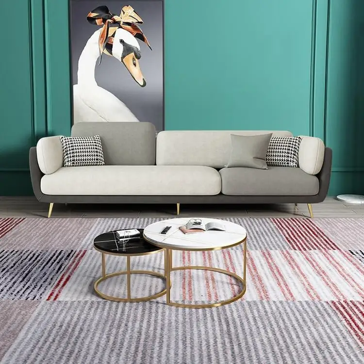 2025/05/1000158771.jpg Curry Luxurious Velvet Sofa: Elegant 3-Seater Living Room - Image 1