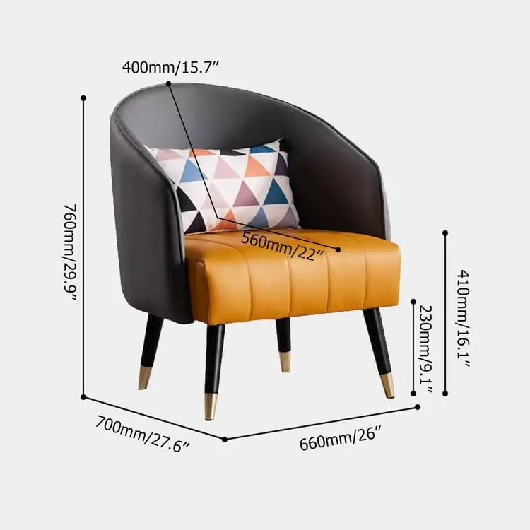 Peridot Modern luxury  Velvet and Chrome Lounge Chair (single) - Image 6