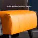 Peridot Modern luxury  Velvet and Chrome Lounge Chair (single) - Image 9