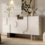 Orla Minimalist Hallway Living Room Side Cabinet - Image 2