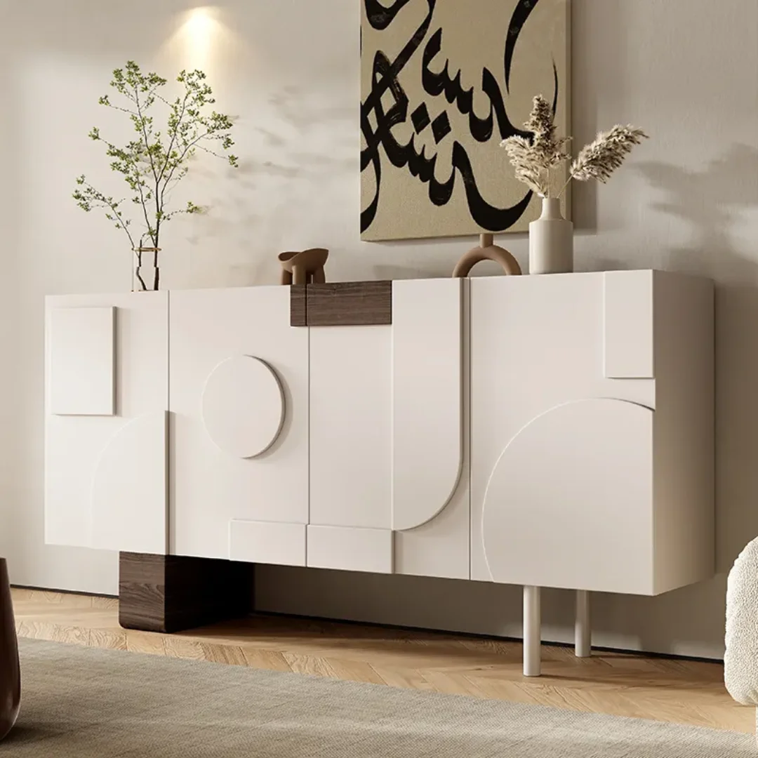 Orla Minimalist Hallway Living Room Side Cabinet - Image 2